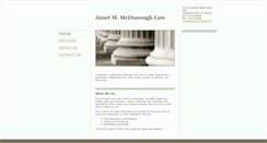 Desktop Screenshot of mcdonoughlaw.net